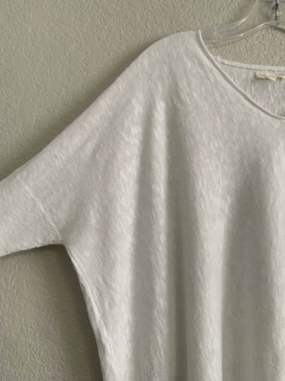 Eileen Fisher Sweater Womens L Linen Oversized Lightweight Semi Sheer Lagenlook - Picture 4 of 16